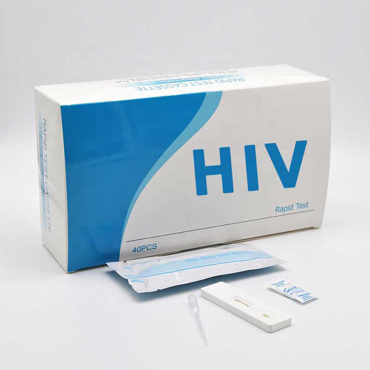 Kit de tiras de teste descartável para HIV rápido de Aids 1 + 2